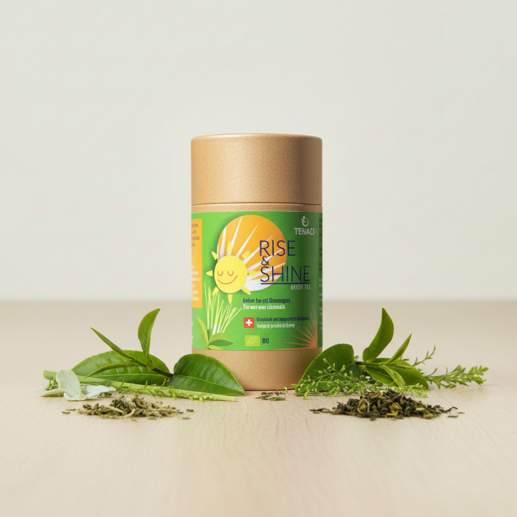 Tisana Tè Verde TENACI in stile coordinato
